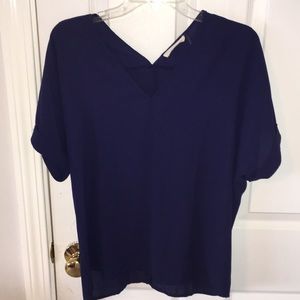 Navy blue top